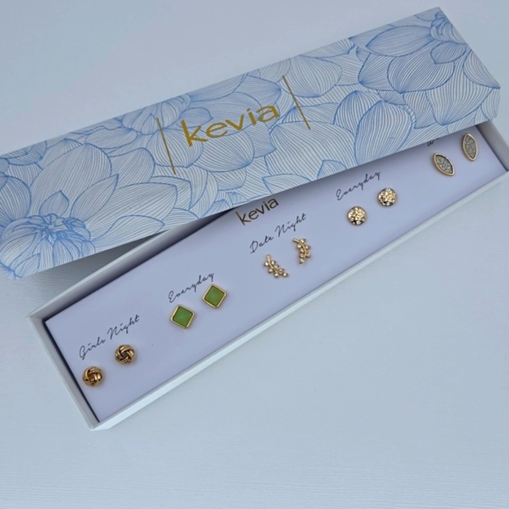 Kevia 5 Piece Earrings Set